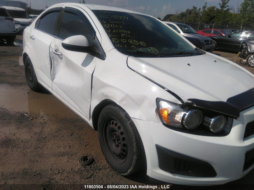 2013 Chevrolet Sonic Lt VIN: 1G1JC5SH2D4212918 Lot: 11803504