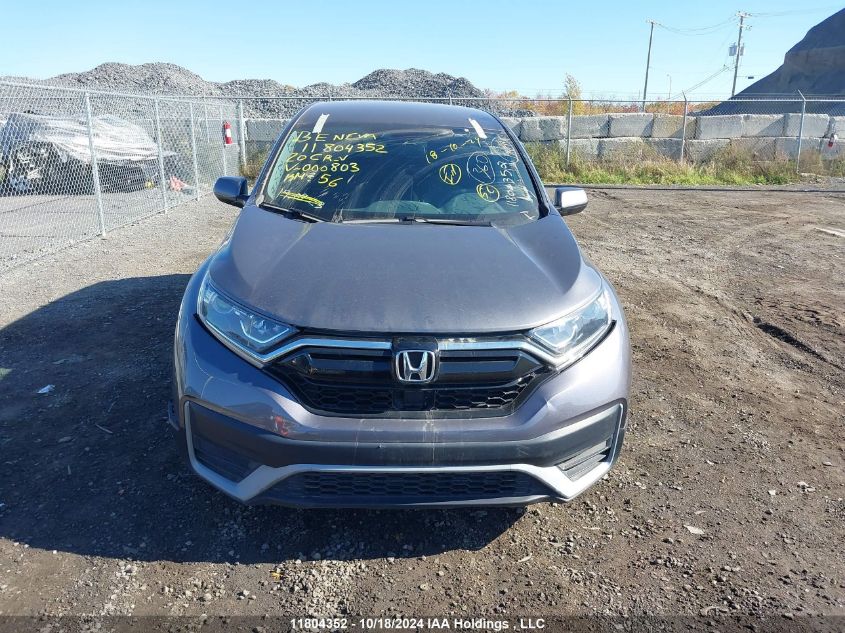 2020 Honda Cr-V Lx VIN: 2HKRW1H22LH000803 Lot: 11804352
