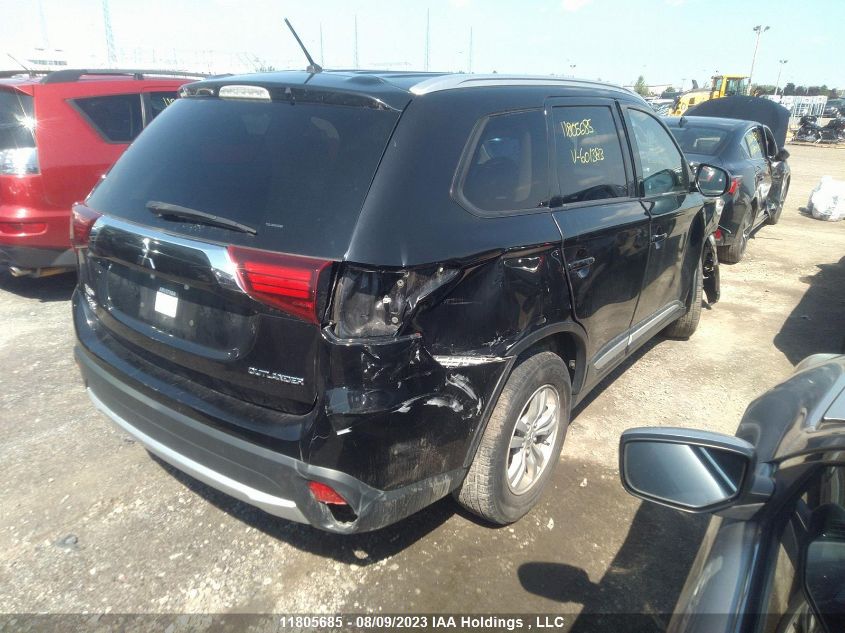 2016 Mitsubishi Outlander Se VIN: JA4JZ3AX0GZ601383 Lot: 11805685