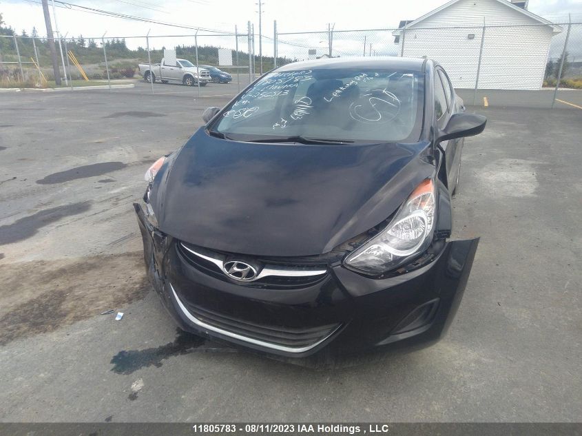 2013 Hyundai Elantra Gl VIN: 5NPDH4AE7DH256513 Lot: 11805783