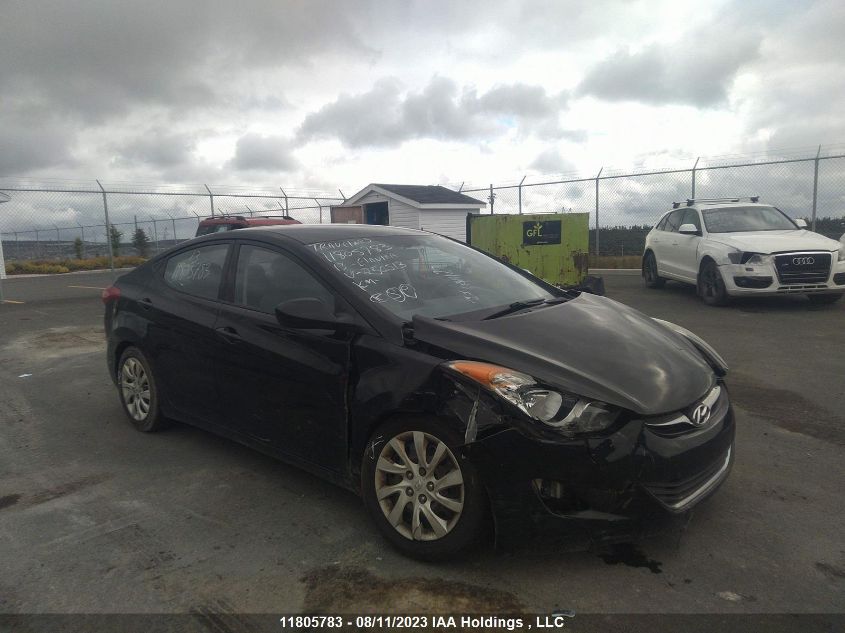 2013 Hyundai Elantra Gl VIN: 5NPDH4AE7DH256513 Lot: 11805783