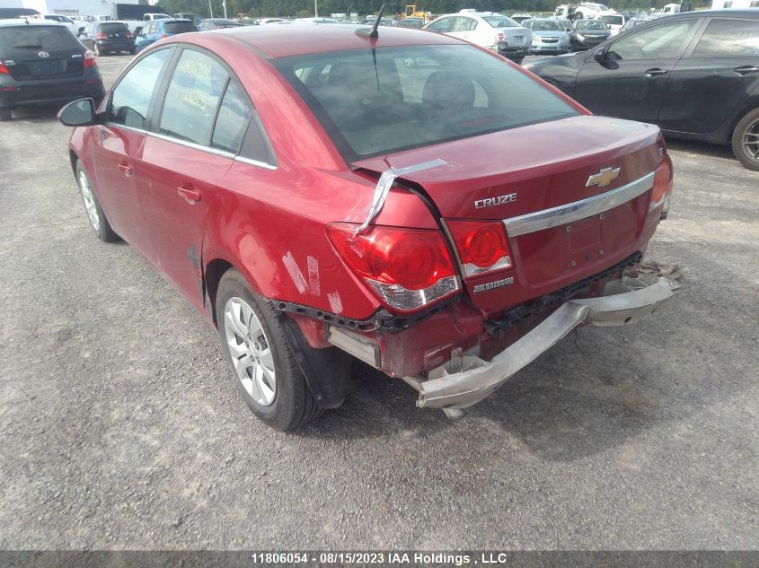 2013 Chevrolet Cruze Lt Turbo VIN: 1G1PC5SB6D7236305 Lot: 11806054