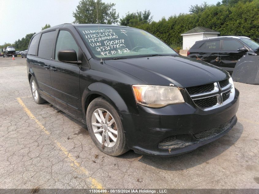 2014 Dodge Grand Caravan VIN: 2C4RDGBG7ER180704 Lot: 11806499