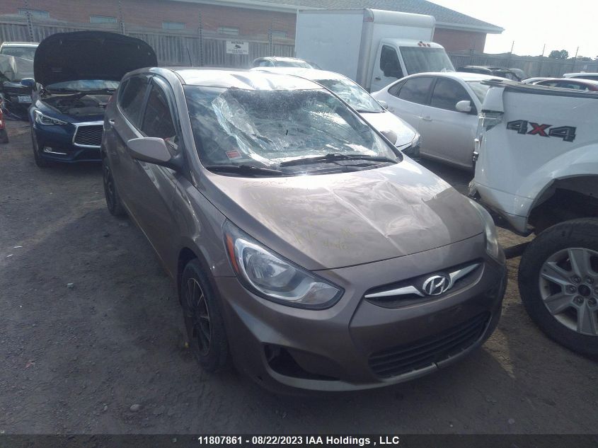 2014 Hyundai Accent Gl VIN: KMHCT5AE7EU163820 Lot: 11807861