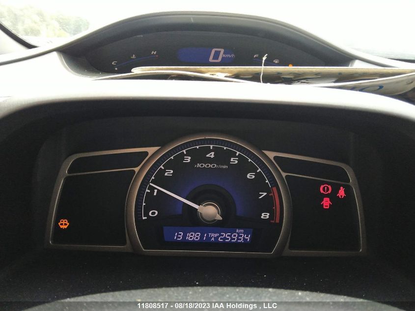 2008 Honda Civic Exl VIN: 2HGFA15998H007591 Lot: 11808517