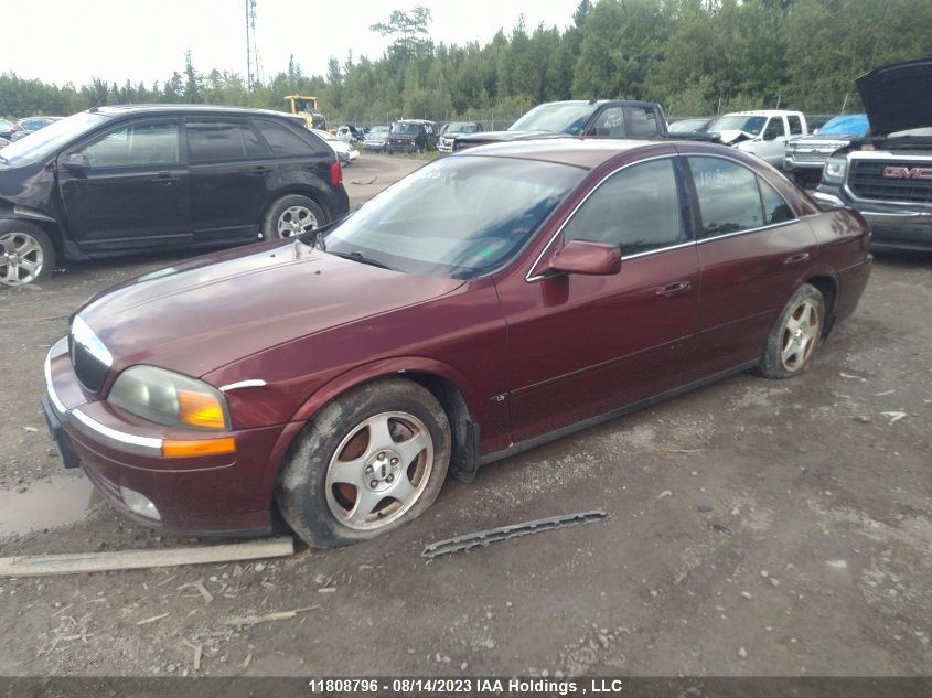 2000 Lincoln Ls VIN: 1LNHM86S4YY795299 Lot: 11808796