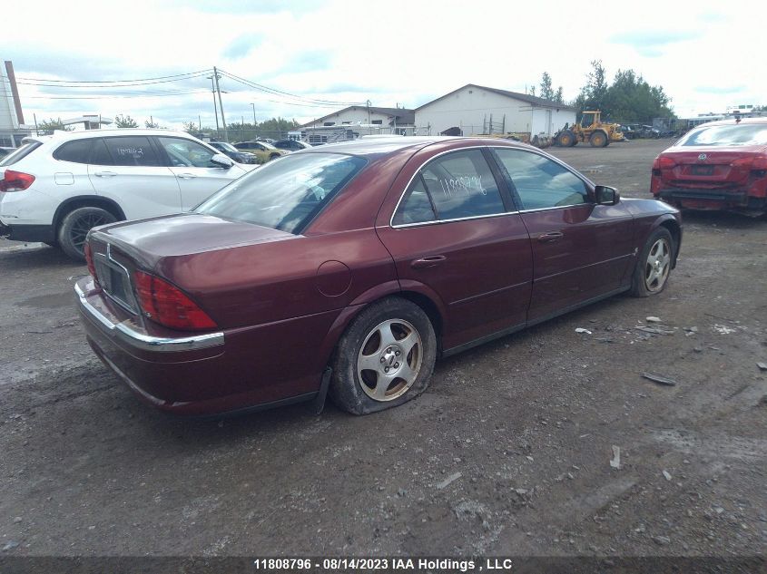 2000 Lincoln Ls VIN: 1LNHM86S4YY795299 Lot: 11808796