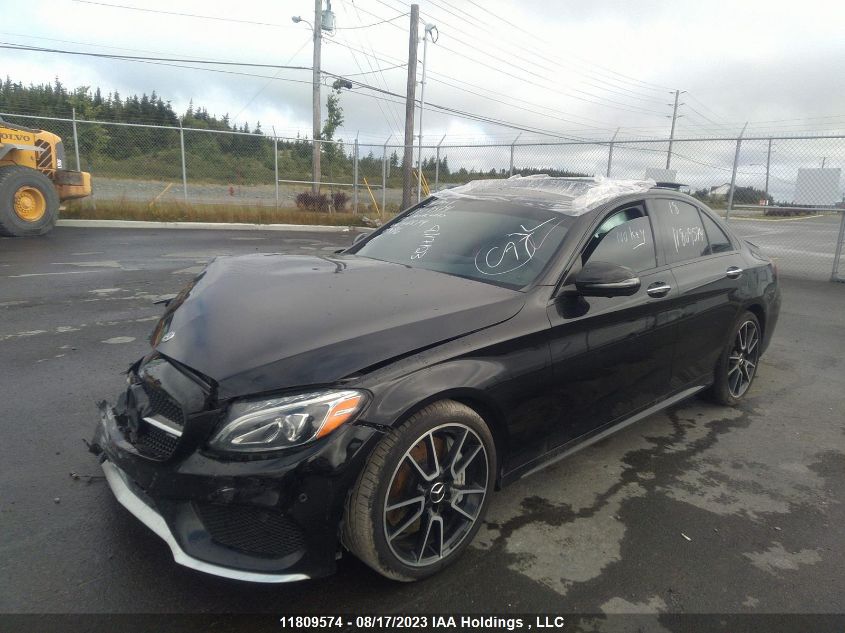 2018 Mercedes-Benz C-Class Amg C 43 VIN: 55SWF6EB7JU246874 Lot: 11809574