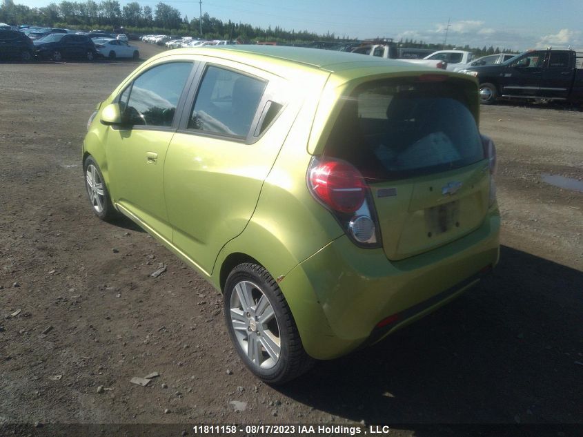 2013 Chevrolet Spark Lt VIN: KL8CD6S99DC509338 Lot: 11811158