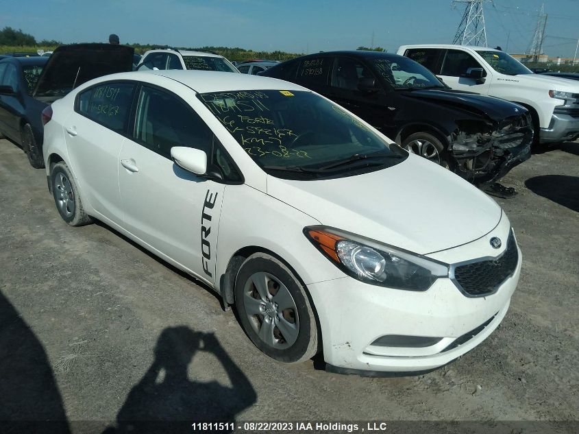 2016 Kia Forte Lx/Lx+ VIN: KNAFK4A63G5542167 Lot: 11811511