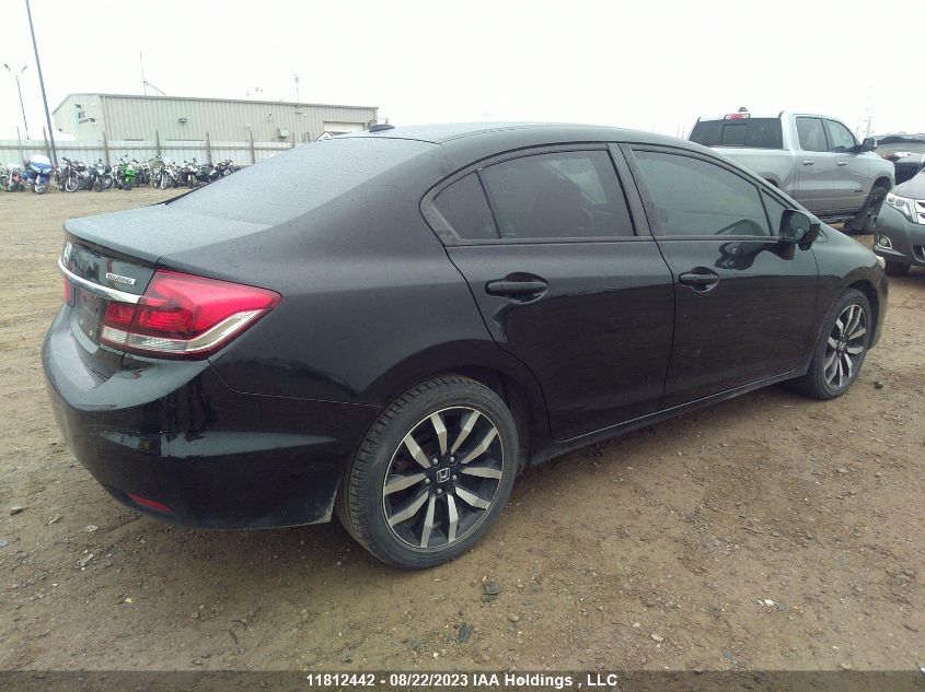 2014 Honda Civic Sedan Touring VIN: 2HGFB2F76EH037207 Lot: 11812442