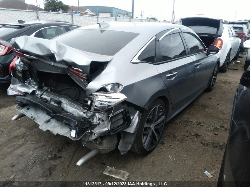 2022 Honda Civic Sedan Touring VIN: 2HGFE1F96NH007238 Lot: 11812517