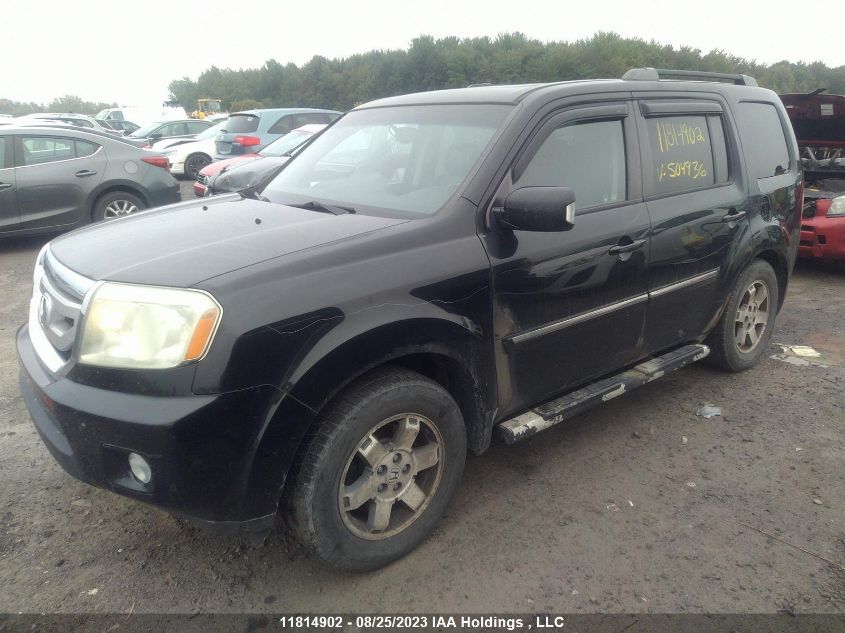 2010 Honda Pilot VIN: 5FNYF4H92AB504936 Lot: 11814902