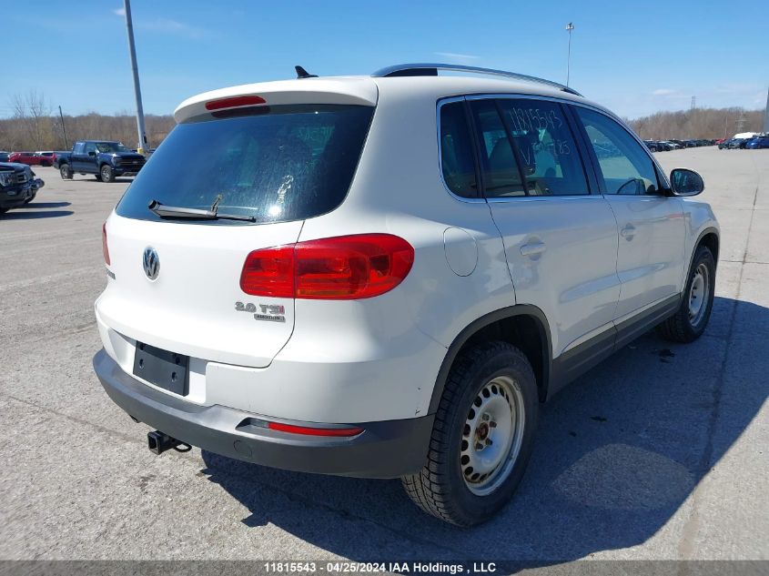 2012 Volkswagen Tiguan Trendline/Comfortline VIN: WVGBV7AX1CW517285 Lot: 11815543