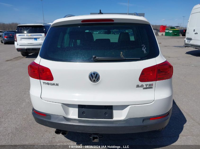 2012 Volkswagen Tiguan Trendline/Comfortline VIN: WVGBV7AX1CW517285 Lot: 11815543