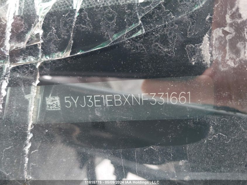 2022 Tesla Model 3 VIN: 5YJ3E1EBXNF331661 Lot: 11815775