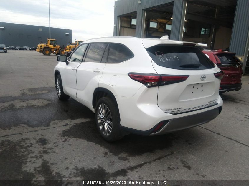 2022 Toyota Highlander Limited VIN: 5TDFZRBH8NS217405 Lot: 11816736