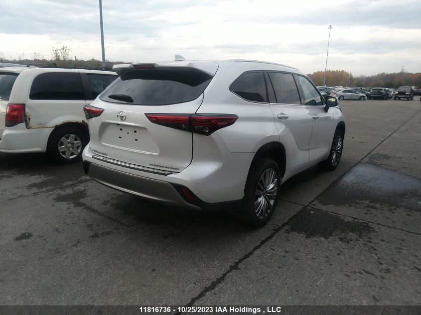 2022 Toyota Highlander Limited VIN: 5TDFZRBH8NS217405 Lot: 11816736