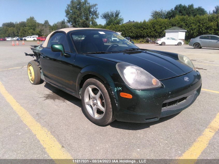 2002 Toyota Mr2 Spyder VIN: JTDFR320620050497 Lot: 11817031