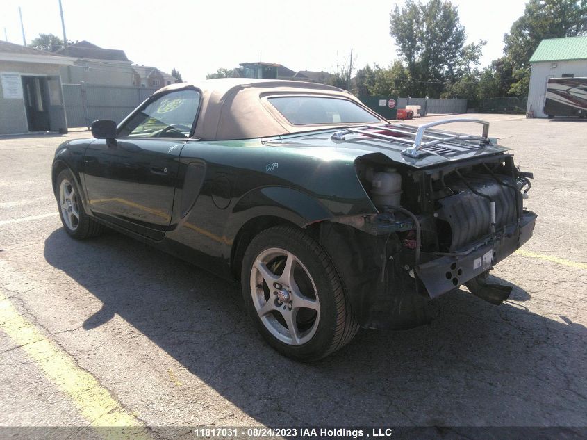 2002 Toyota Mr2 Spyder VIN: JTDFR320620050497 Lot: 11817031