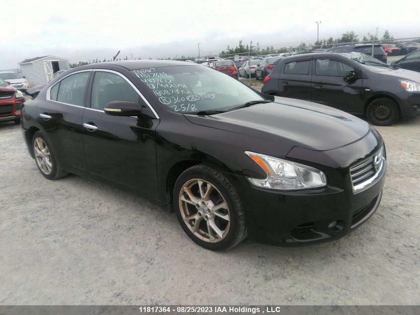 2013 Nissan Maxima 3.5 Sv VIN: 1N4AA5APXDC833633 Lot: 11817364