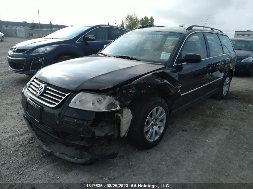 2002 Volkswagen Passat Gls VIN: WVWVD63B72E216329 Lot: 11817636