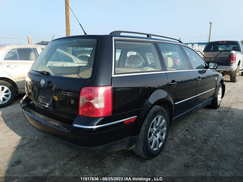 2002 Volkswagen Passat Gls VIN: WVWVD63B72E216329 Lot: 11817636