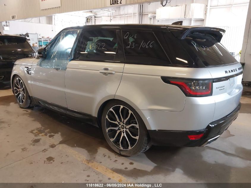 2019 Land Rover Range Rover Sport Hse VIN: SALWR2RK4KA816988 Lot: 11818622