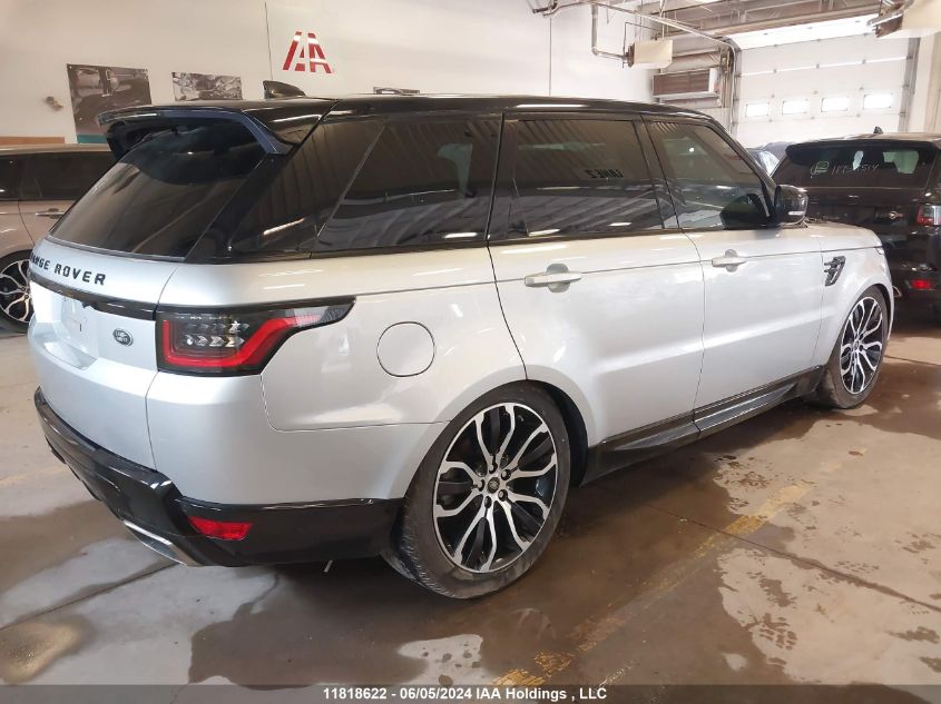 2019 Land Rover Range Rover Sport Hse VIN: SALWR2RK4KA816988 Lot: 11818622