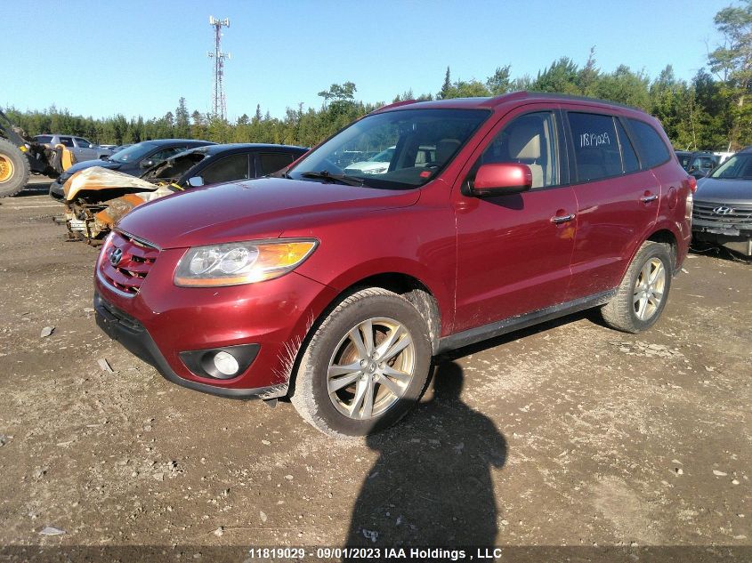 2010 Hyundai Santa Fe Limited VIN: 5NMSHDAG0AH347026 Lot: 11819029