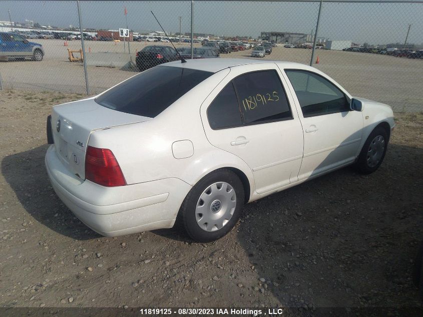 2000 Volkswagen Jetta Glx VIN: 3VWTE29M0YM073603 Lot: 11819125