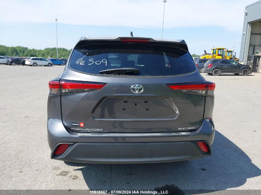 2023 Toyota Highlander VIN: 5TDKDRBH5PS501686 Lot: 11819567
