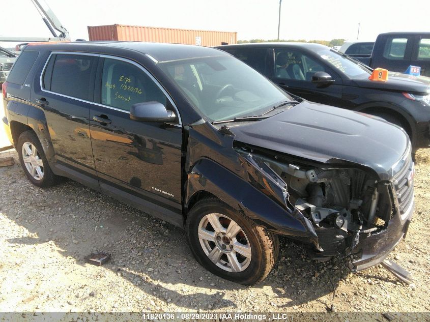 2016 GMC Terrain Sle VIN: 2GKFLSEK4G6124737 Lot: 11820136