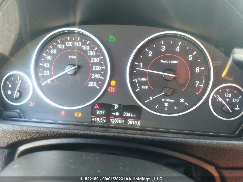 2016 BMW 3 Series 320I xDrive VIN: WBA8A3C57GK689314 Lot: 11822189