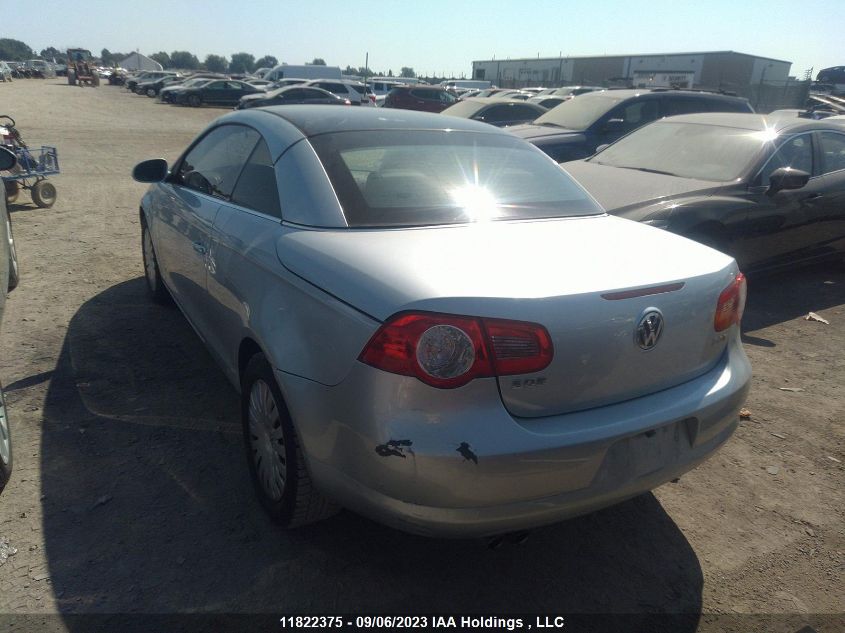 2007 Volkswagen Eos 2.0T VIN: WVWBA71F17V050503 Lot: 11822375