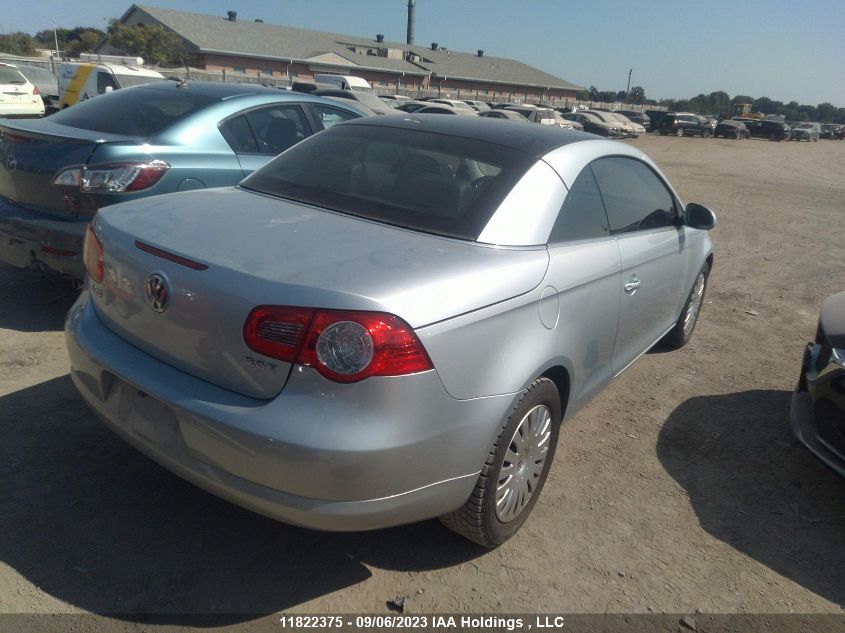 2007 Volkswagen Eos 2.0T VIN: WVWBA71F17V050503 Lot: 11822375