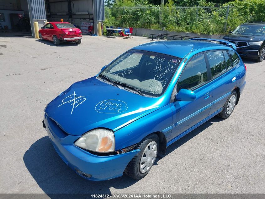 2003 Kia Rio Rx-V VIN: KNADC165436156347 Lot: 11824312