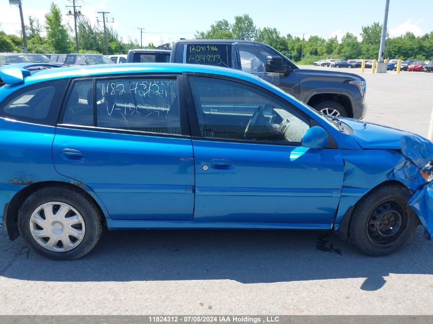 2003 Kia Rio Rx-V VIN: KNADC165436156347 Lot: 11824312