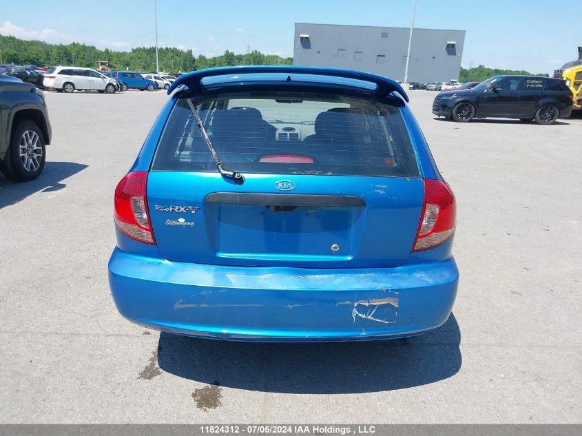 2003 Kia Rio Rx-V VIN: KNADC165436156347 Lot: 11824312