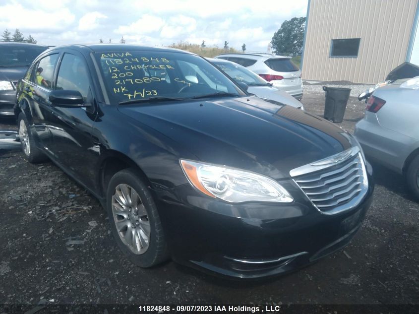 2012 Chrysler 200 Lx VIN: 1C3CCBAB5CN219080 Lot: 11824848