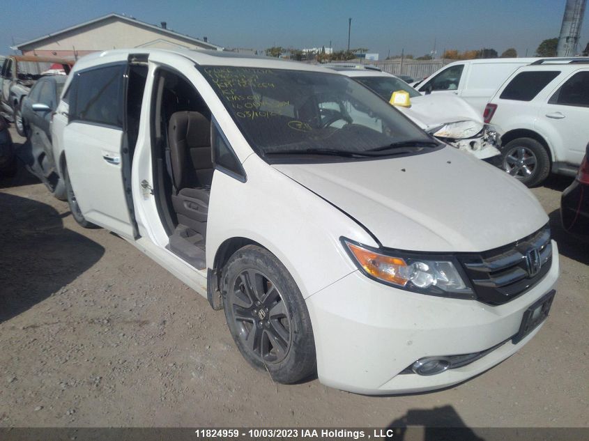 2016 Honda Odyssey Touring VIN: 5FNRL5H94GB514301 Lot: 11824959