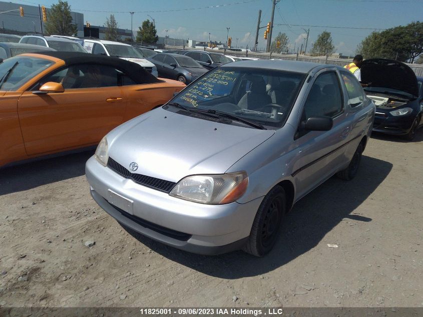 2001 Toyota Echo VIN: JTDAT123210122000 Lot: 11825001