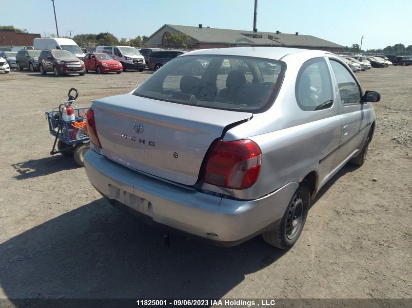 2001 Toyota Echo VIN: JTDAT123210122000 Lot: 11825001