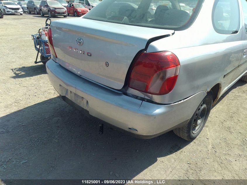 2001 Toyota Echo VIN: JTDAT123210122000 Lot: 11825001