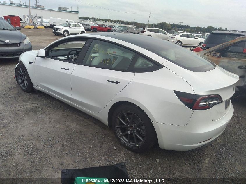 2023 Tesla Model 3 VIN: 5YJ3E1EA3PF412687 Lot: 11826384