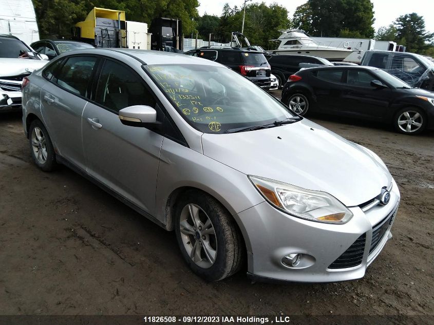 2012 Ford Focus Se VIN: 1FAHP3F29CL133311 Lot: 11826508