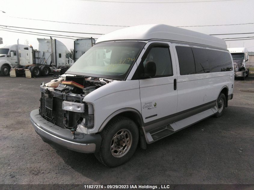 2000 GMC Savana Cargo Van VIN: 1GTHG39R1Y1244022 Lot: 11827274