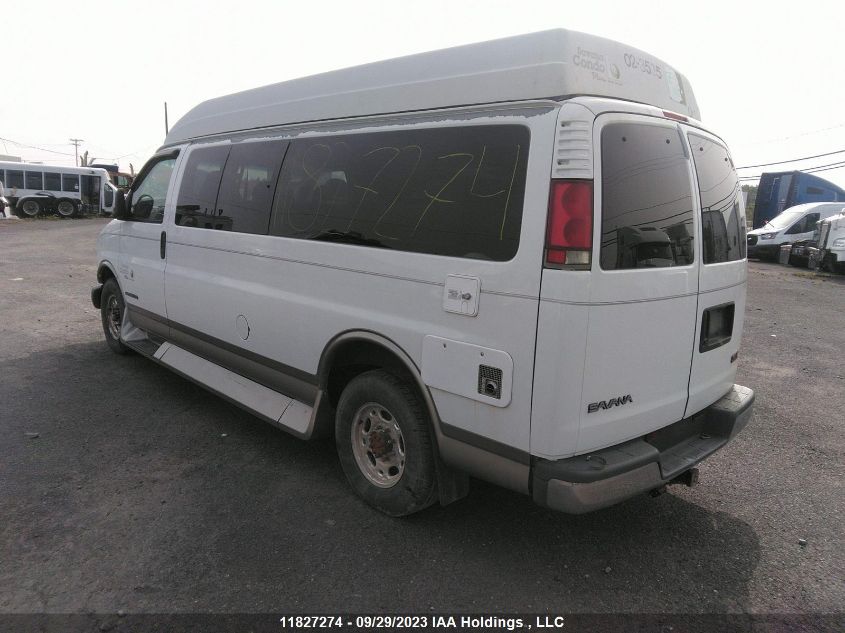 2000 GMC Savana Cargo Van VIN: 1GTHG39R1Y1244022 Lot: 11827274