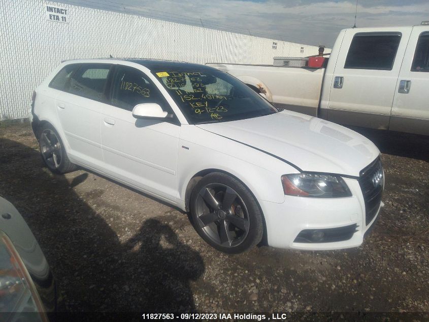 2011 Audi A3 2.0T Premium VIN: WAUMFCFM3BA164493 Lot: 11827563