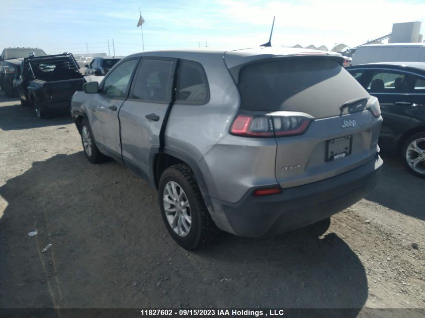 2021 Jeep Cherokee Sport VIN: 1C4PJMABXMD145886 Lot: 11827602